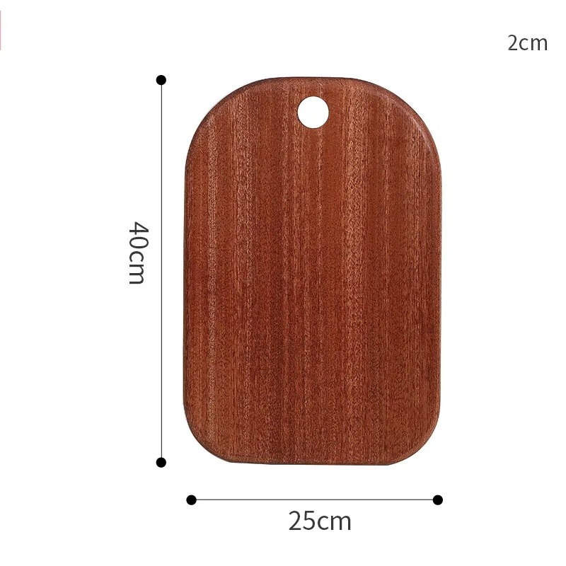 Kitchen Products Ebony Wood Cutting Board Set of 3 with Hanging Hole
