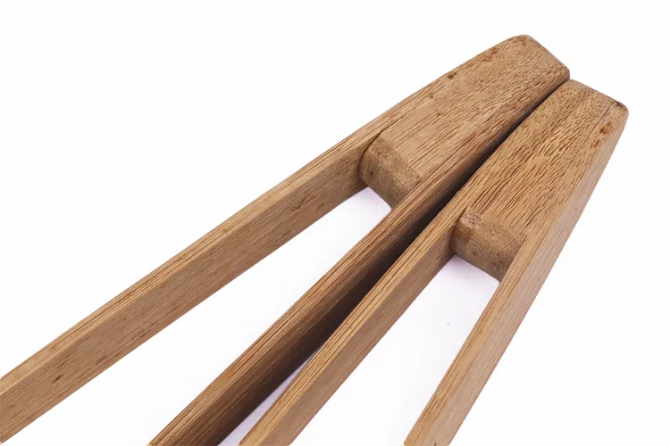 Bamboo Wood Tongs for Charcuterie, Toaster, Food and Kitchen