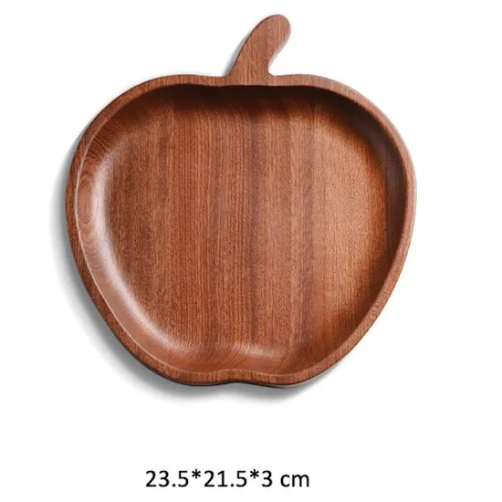 Wholesale Solid Wood Plates and Trays for Fruit, Tea, Bread