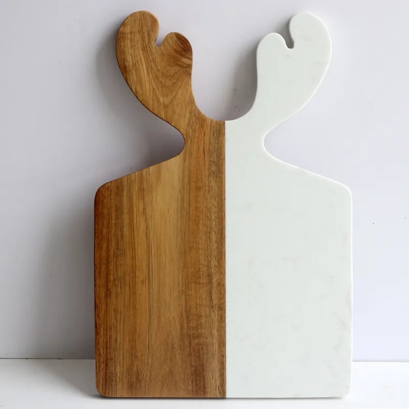 Decorative Marble Wood Cheese Presentation Board
