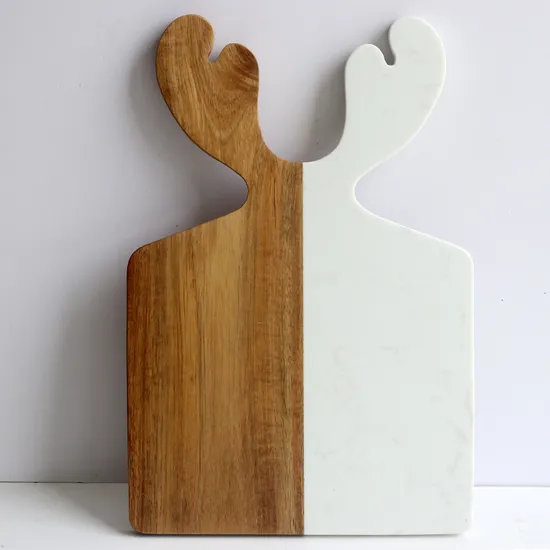 Decorative Marble Wood Cheese Presentation Board
