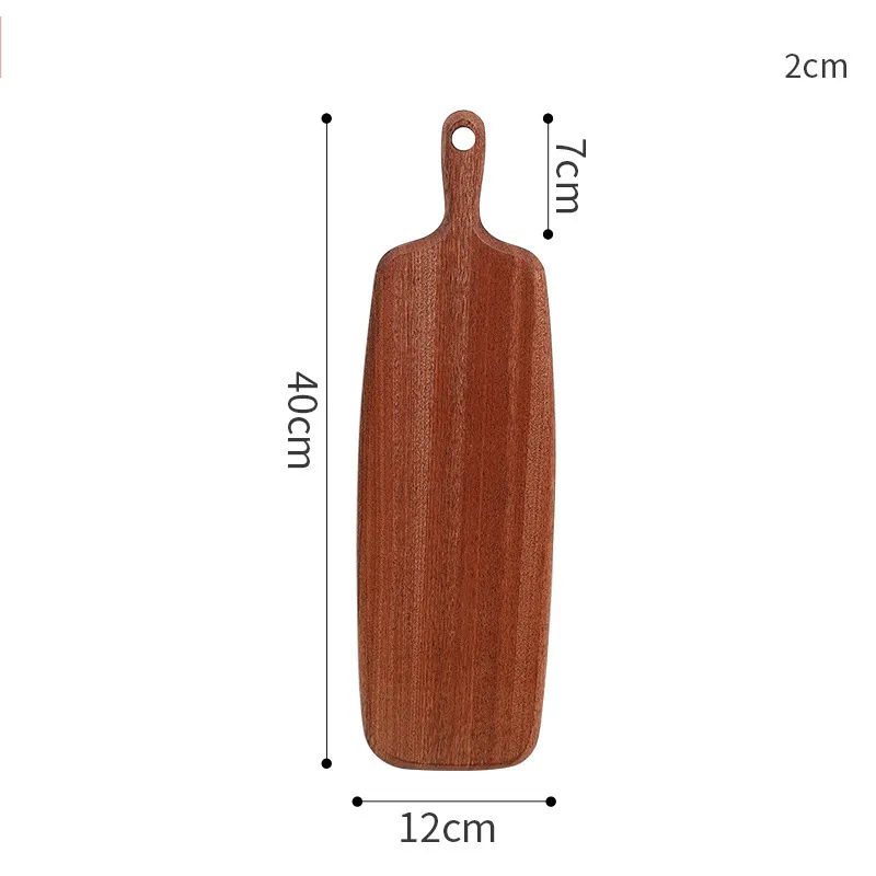 Double-Side Ebony Wood Cutting Board Set with Hanging Hole