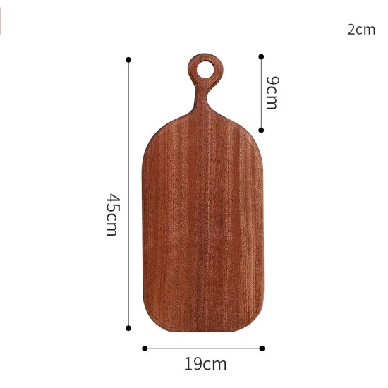 Heavy Duty Ebony Wood Cheese Board Set of 2