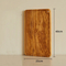 Reversible Rectangle Olive Wood Cutting Board with Deep Juice Groove
