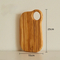 Olive Wood Cutting Board with Large Hanging Hole