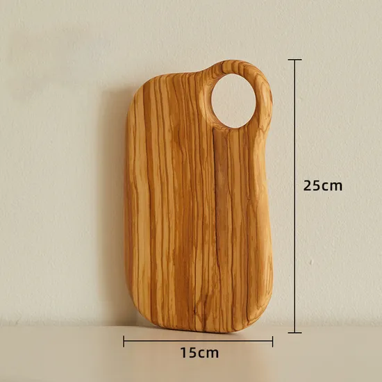 Olive Wood Cutting Board with Large Hanging Hole