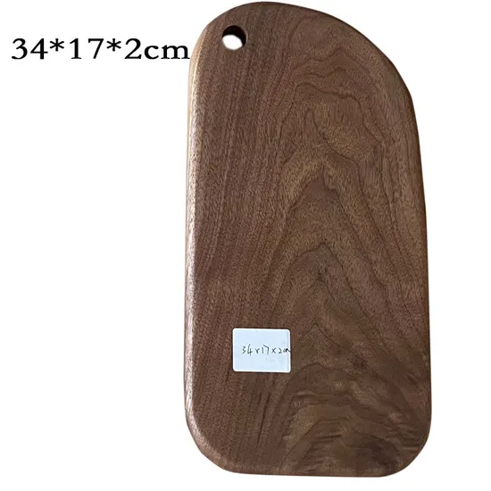 Leaf Shape Walnut Wood Serving Board for Cheese / Charcuterie / Snack