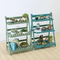 Foldable Solid Wood Flower Shelf with Four and Three Layers for Garden