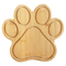 Eco-Friendly Paw Shaped Bamboo Cutting and Serving Board