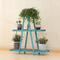 3-Layer Multi-Function Wooden Flower Rack Plant Stand Flower Shelf for Indoor Outdoor Display