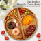 Eco-Friendly Acacia Wood Cheese Serving Tray for Entertaining