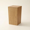 Vintage - Style Walnut Wood Waste Basket for Living Room