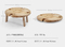 Portable Compact Solid Wood Camping Table Wine Picnic Table with Sturdy Legs
