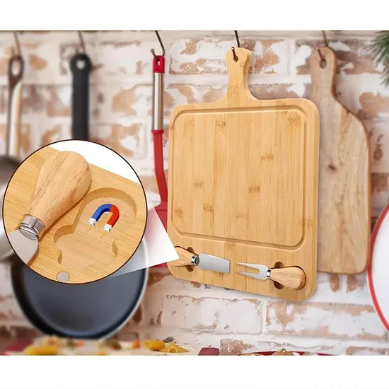 Bamboo Baking Cheese Tray Butter Cutting Board Cheese Board Charcuterie Platter