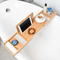 Extendable Bathtub Shelf Bathtub Tray Bamboo Bathtub Rack