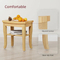Bamboo Shower Stool Shower Bench with 2-Tier Storage Shelf for Bathroom