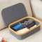 Large-Capacity Portable Waterproof Bamboo Fabric Storage Basket for Laundry Basket and Desktop Sundries Box.