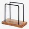 Acacia Wood Napkins Holder with Metal Wire for Table, Kitchen & Dining Room Dé Cor