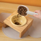 Pet Supply Ceramic Cat and Dog Bowls with Bamboo Stand