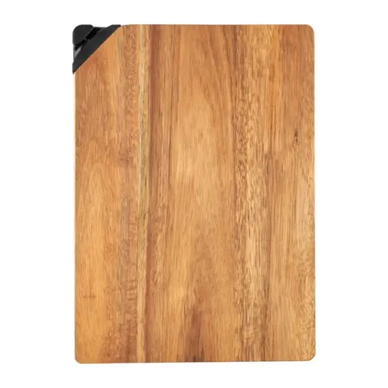 High Quality Custom Wholesale Kitchen Chopping Board Acacia Cutting Board with Sharpener