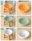Nordic - Style Pet Ceramic Snack Food Bowl with Wooden High - Foot for Dog and Cat