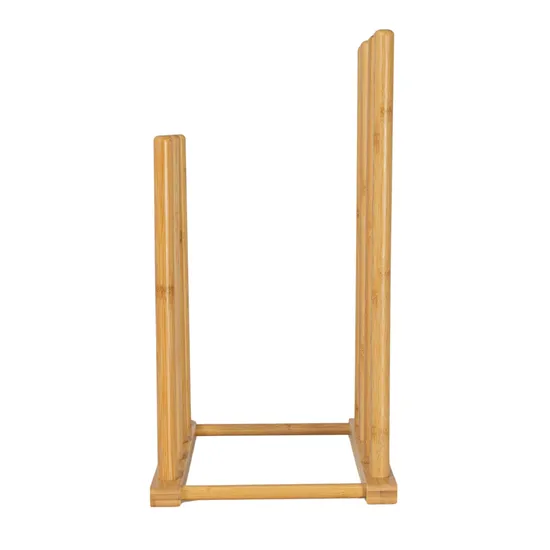 Natural Bamboo 4 Pair Boot Rack Shoes Rack