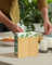 Freestanding Bamboo Tabletop Tissue Dispenser for Kitchen /Dining Room / Restaurant/Hotel