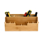 Bamboo Desktop Storage Organizer Box for Office and Home