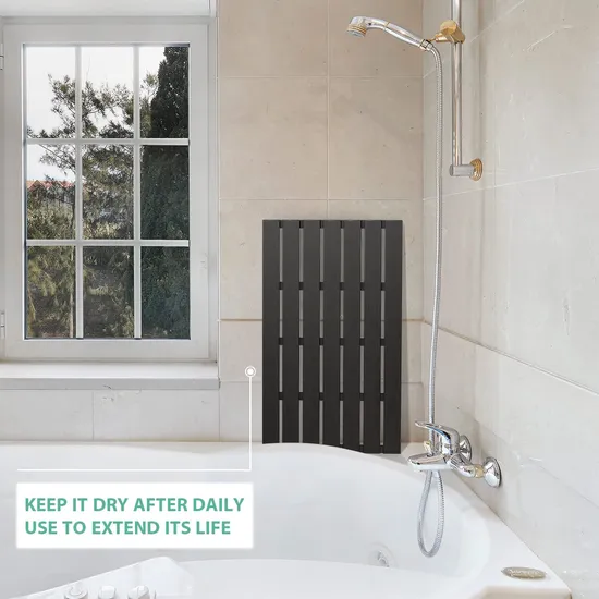 Large and Long Bamboo Door Mat Bath Mat for SPA