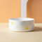 Round Custom Design Ceramic Pet Food Bowl with Wooden Base