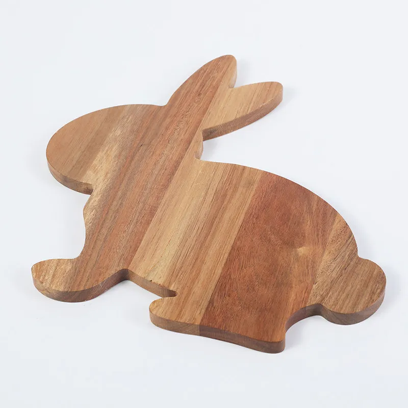 Bunny Shape Wood Serving Board for Food / Fruit