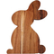 Artisan-Crafted Engraved Turtle Shape Wood Charcuterie Platter