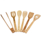 Non Stick and Portable Bamboo Cooking Utensils Set for BBQ