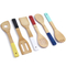 Wholesale Colorful Bamboo Cooking Utensils Set for Christmas Gift
