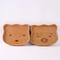 Elephant Shape Beech Wood Feeding Dish / Plate for Baby