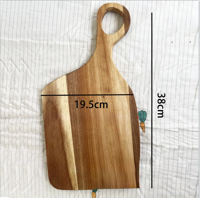 Decorative Irregular Shape Acacia Wood Serving Board for Lovers