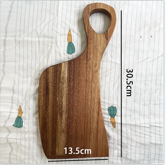 Large Irregular Shape Wood Steak Bread Sushi Serving Board