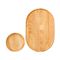 Manufacture Oval and Round Shape Beech Wood Food Tray / Plate for Home