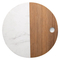 Wood Marble Cheese Cutting Board with 3 Knvies Set