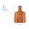 Natural Small Acacia Wood Serving Board with Handle