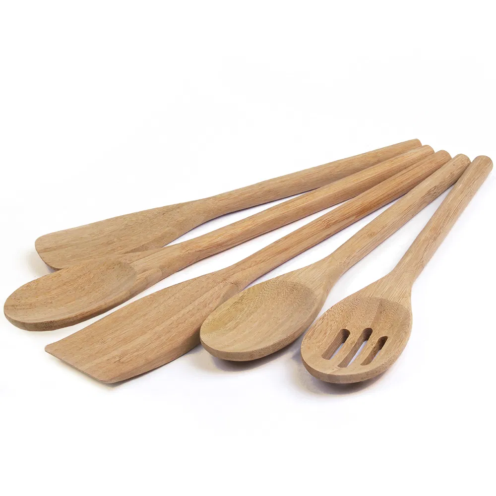 Supply Bamboo Spoon and Spatulas with Round Handle