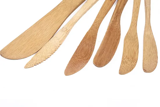 Manufacture Custom Design Bamboo Butter Knife Camping Knife Baby Knife for Kitchen