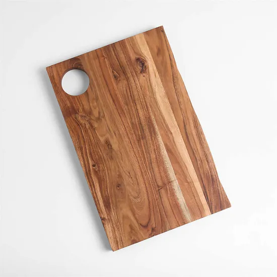 Natural Wood Butcher Block Cutting Board for Meat