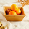 Square Shape Bamboo Salad Bowl Serving Bowl for Kitchen