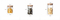 Wholesale 100ml 150ml 240ml Glass Spice Jar Spice Rack for Kitchen