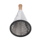 Cone Shape Stainless Steel Cheese Grater with Wooden Handle for Shaving Cheese Fruits Vegetables