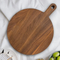Round Walnut Wooden Chopping Board Vegetable Fruit Meat Cutting Kitchen Board