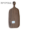 Deer Shape Engraved Walnut Wood Cheese Serving Board with Rustic Finish