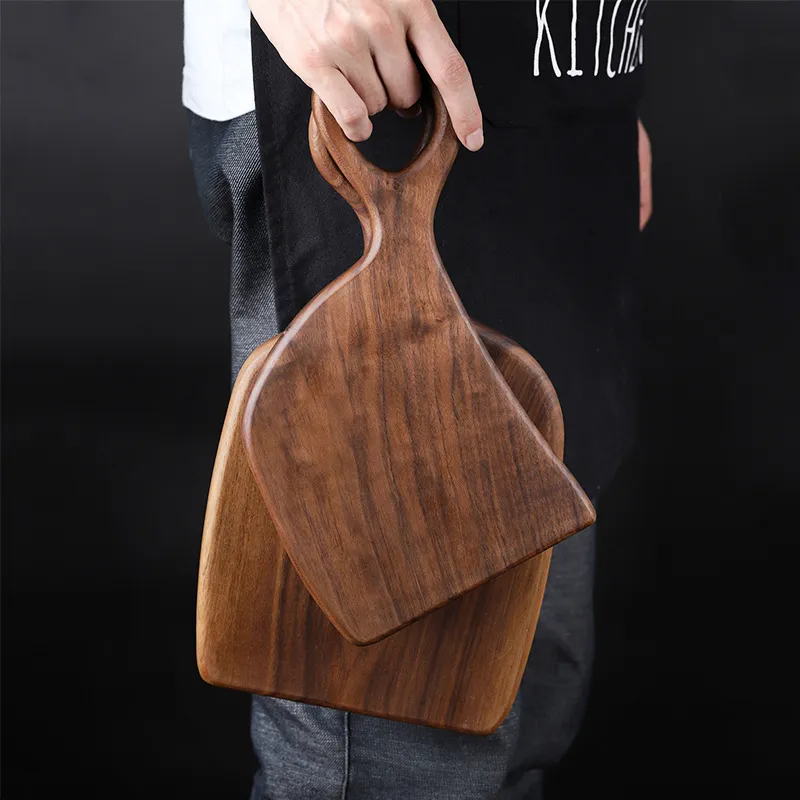 Solid Wood Walnut Serving Board 2 PCS Set