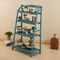 Simple and Modern Four - Layer Solid Wood Flower Rack Storage Rack for Outdoor Succulent Plant Pots